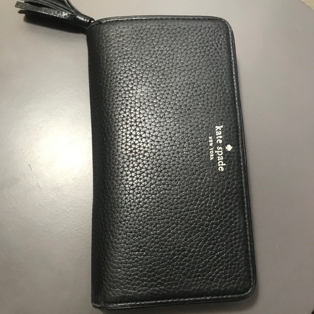 Kate Spade Large Black Wallet